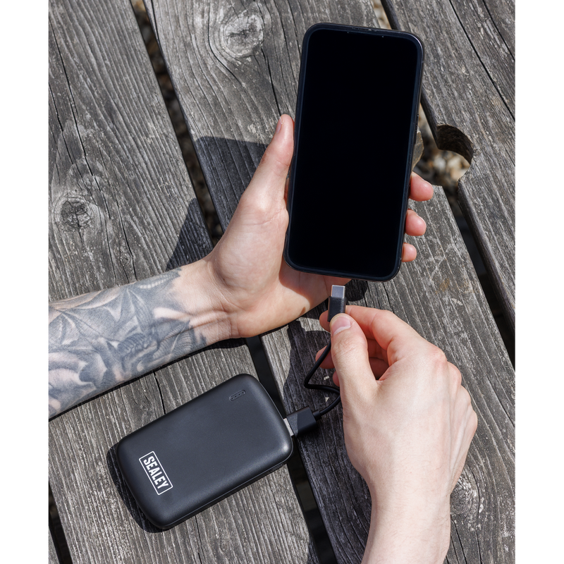 Sealey Portable Power Bank SPB103 5000mAh USB-C & USB-A