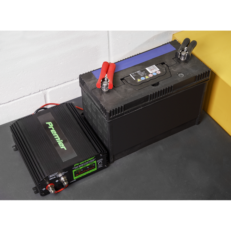 Sealey Premier Battery Support Unit Charger & Maintainer 30A