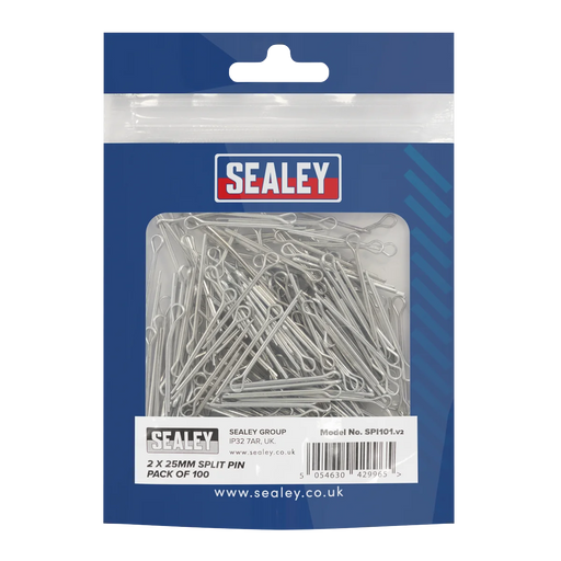 Sealey Split Pin 2 x 25mm - Pack of 100