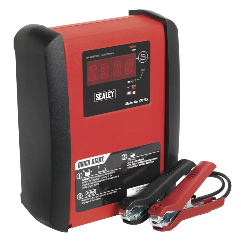 Sealey 12V Battery Charger/Maintainer SPI10S 10A