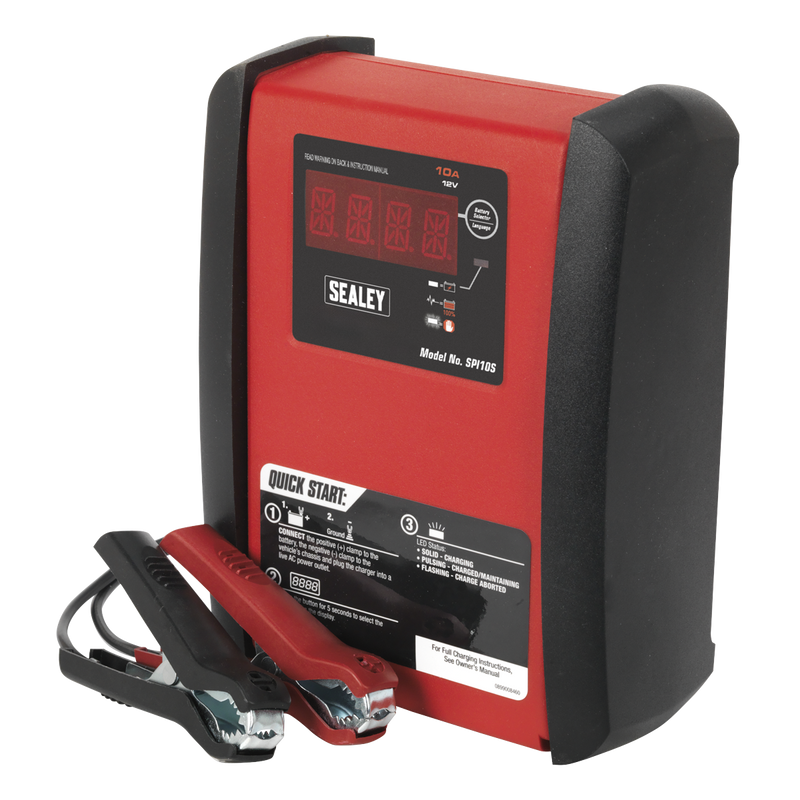 Sealey 12V Battery Charger/Maintainer SPI10S 10A