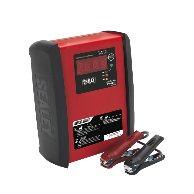 Sealey 12V/24V Intelligent Battery Charger/Maintainer SPI1224S