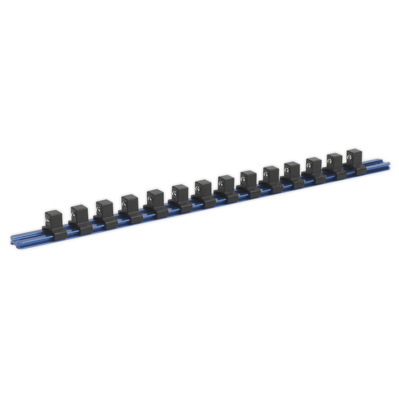 Sealey Premier Aluminium Socket Retaining Rail 430mm 1/2"Sq Drive