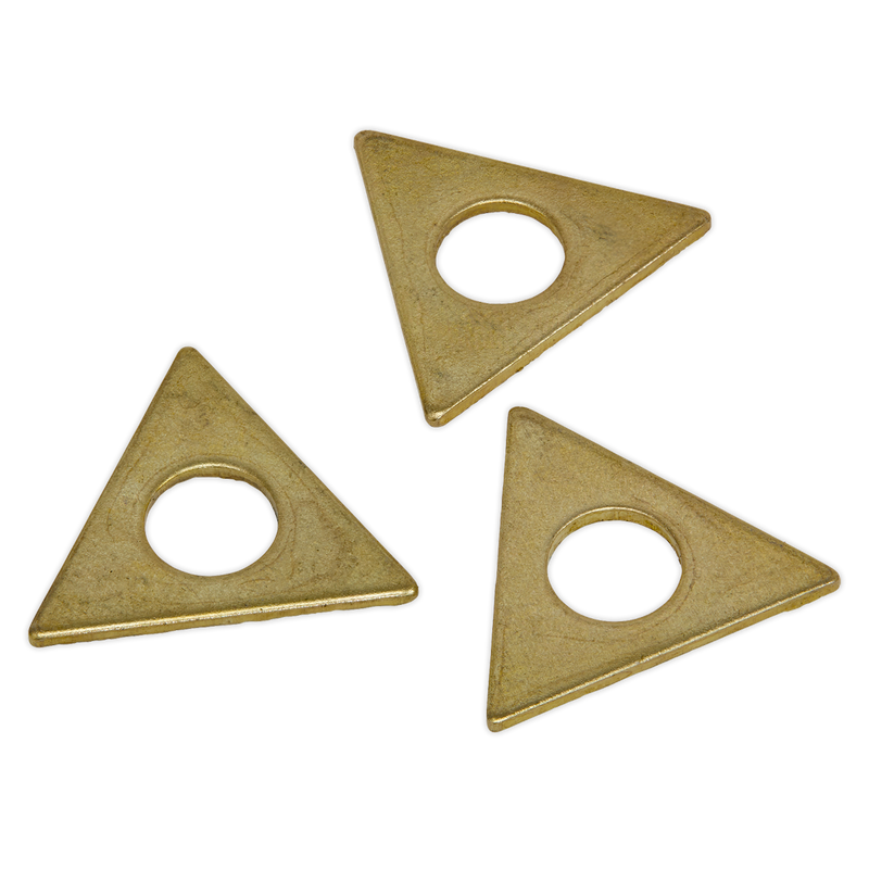 Sealey Triangle Washers SR2000 - Pack of 10, 8x20x1mm