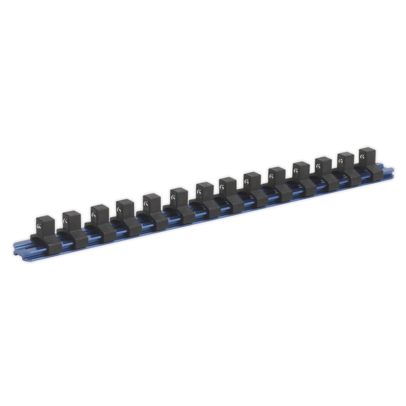 Sealey Premier Aluminium Socket Retaining Rail 430mm 1/2"Sq Drive