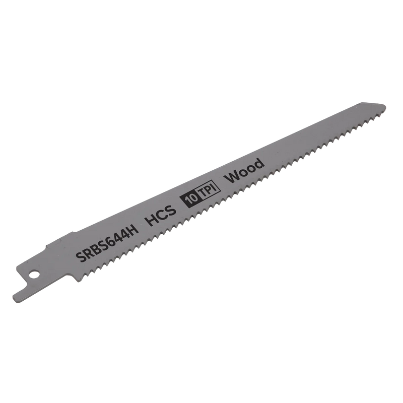 Sealey Reciprocating Saw Blade 150mm 10TPI Pack of 5