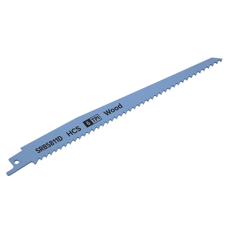 Sealey Reciprocating Saw Blade 150mm 6TPI Pack of 5