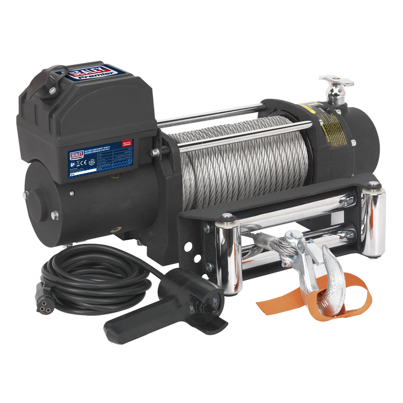 Sealey Premier Self-Recovery Winch SRW4300 4300kg Line Pull 12V