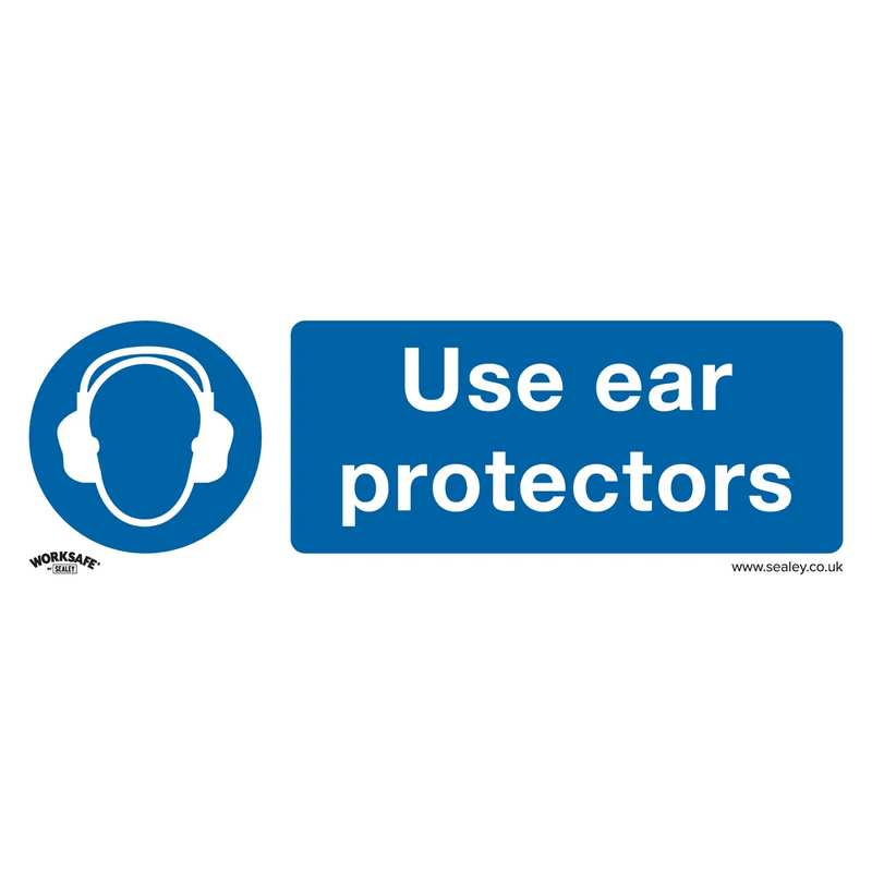 Worksafe Safety Sign SS10P10 Mandatory Rigid Plastic 300x100mm