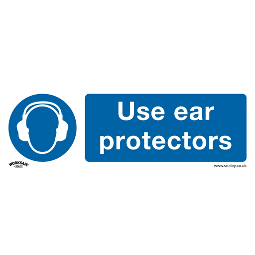 Worksafe Safety Sign SS10P10 Mandatory Rigid Plastic 300x100mm