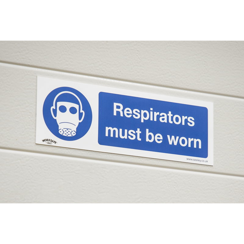 Worksafe Mandatory Safety Signs - 10 Pack Self-Adhesive Vinyl 300x100mm