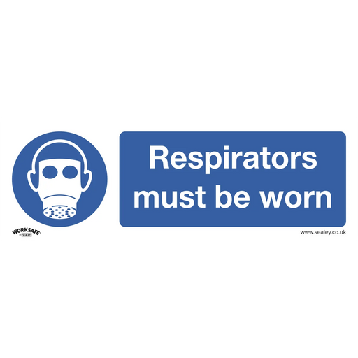 Worksafe Mandatory Safety Signs - 10 Pack Self-Adhesive Vinyl 300x100mm