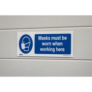 Worksafe SS57P10 Mandatory Safety Sign Rigid Plastic 300x100mm