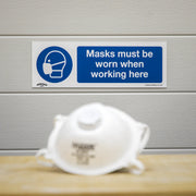 Worksafe SS57P10 Mandatory Safety Sign Rigid Plastic 300x100mm