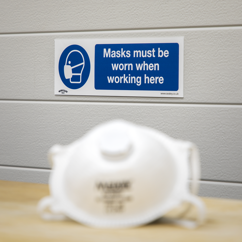 Worksafe SS57P10 Mandatory Safety Sign Rigid Plastic 300x100mm