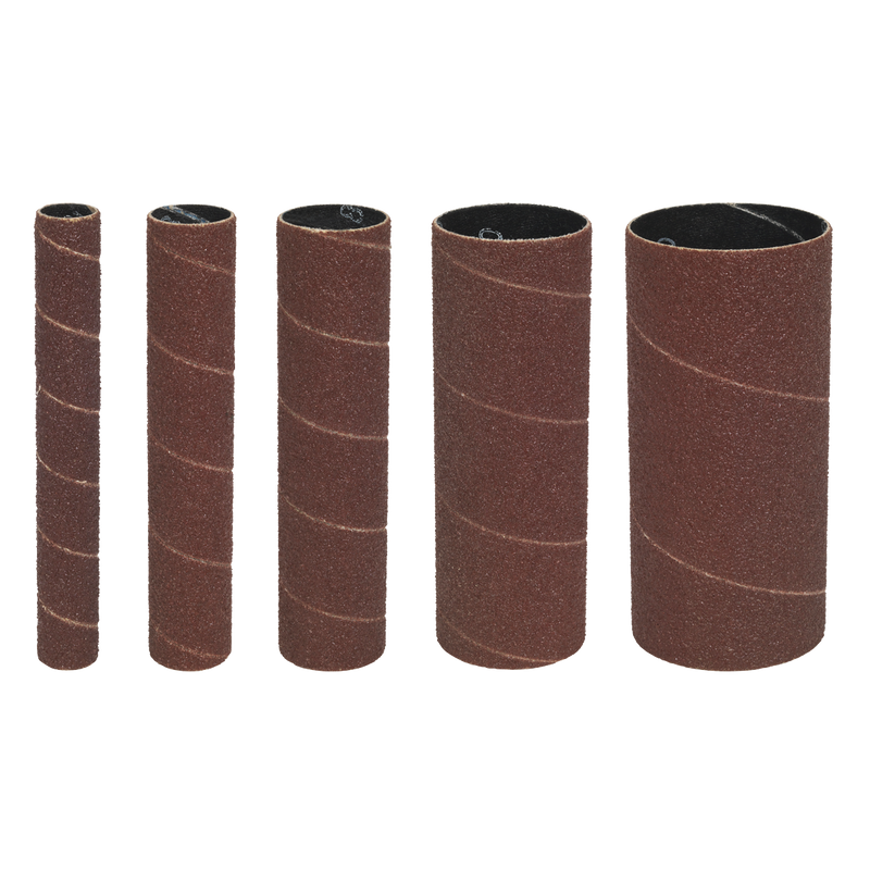 Sealey Assorted Sanding Sleeves 80 Grit - Pack of 5 - SS5ASS Trade Quality