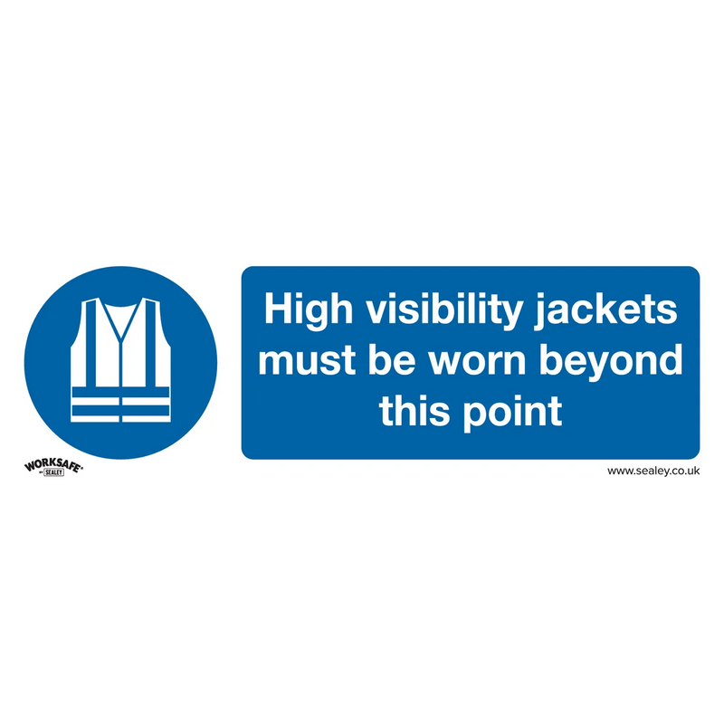 Worksafe Mandatory Safety Sign Pack of 10 - 300 x 100mm