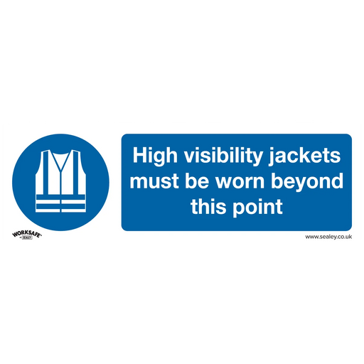 Worksafe Mandatory Safety Sign Pack of 10 - 300 x 100mm