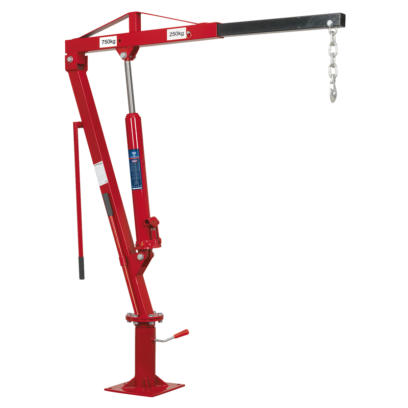 Sealey Static Mounted Crane 750kg SSC750