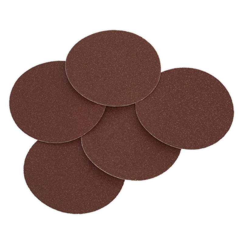 Sealey Adhesive Backed Sanding Disc 80Grit 125mm - Pack of 5 - SSD01 UK Stock