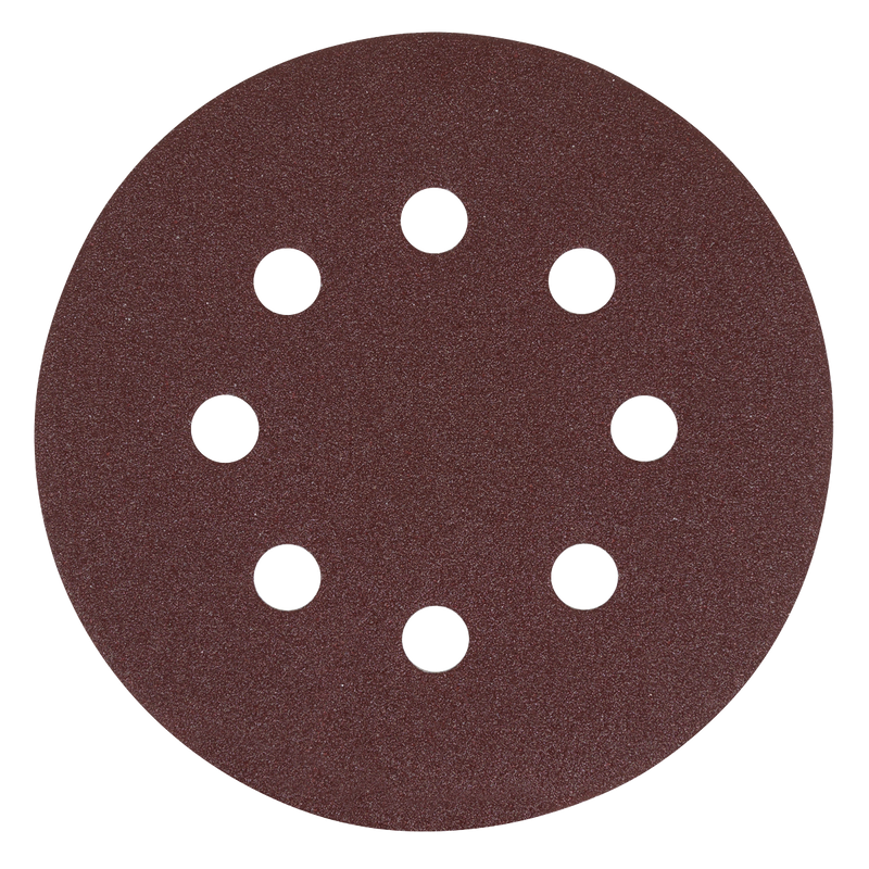 Sealey Hook-and-Loop Sanding Disc Set 125mm 10 Piece
