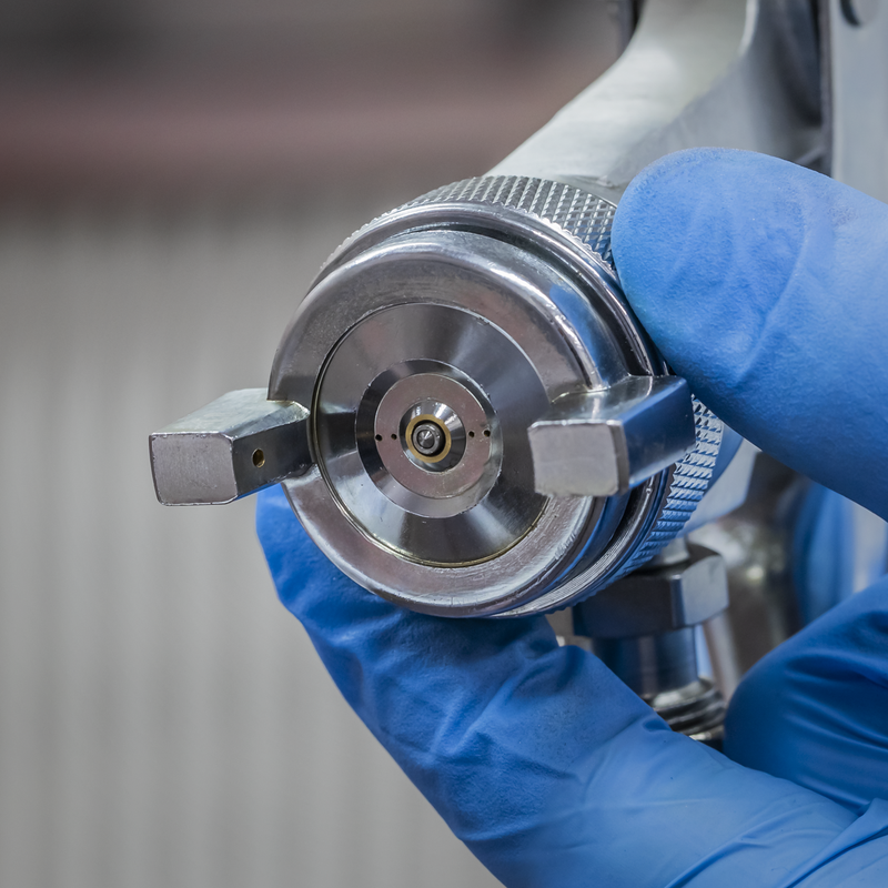 Sealey Spray Gun SSG1P 1.8mm Set-Up for Pressure Pot