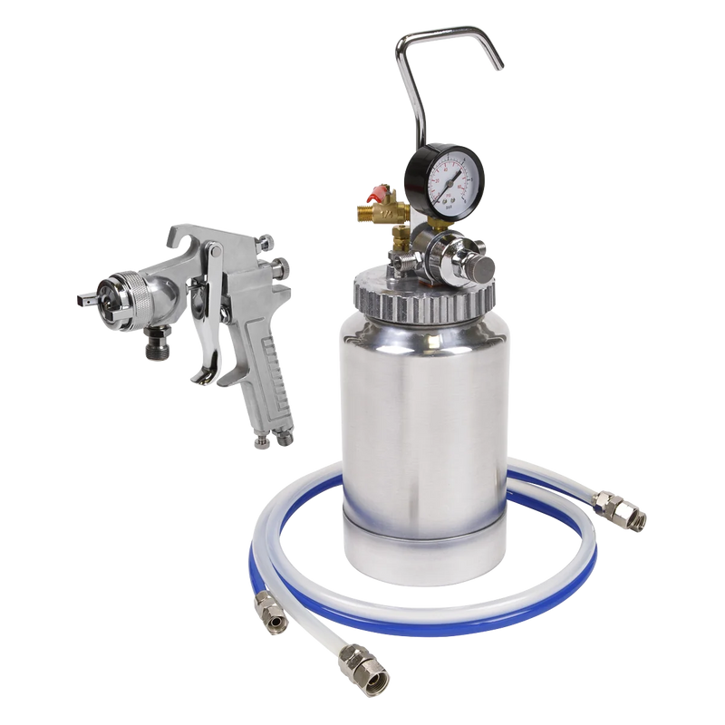 Sealey Pressure Pot System with Spray Gun 2L Capacity SSG1P