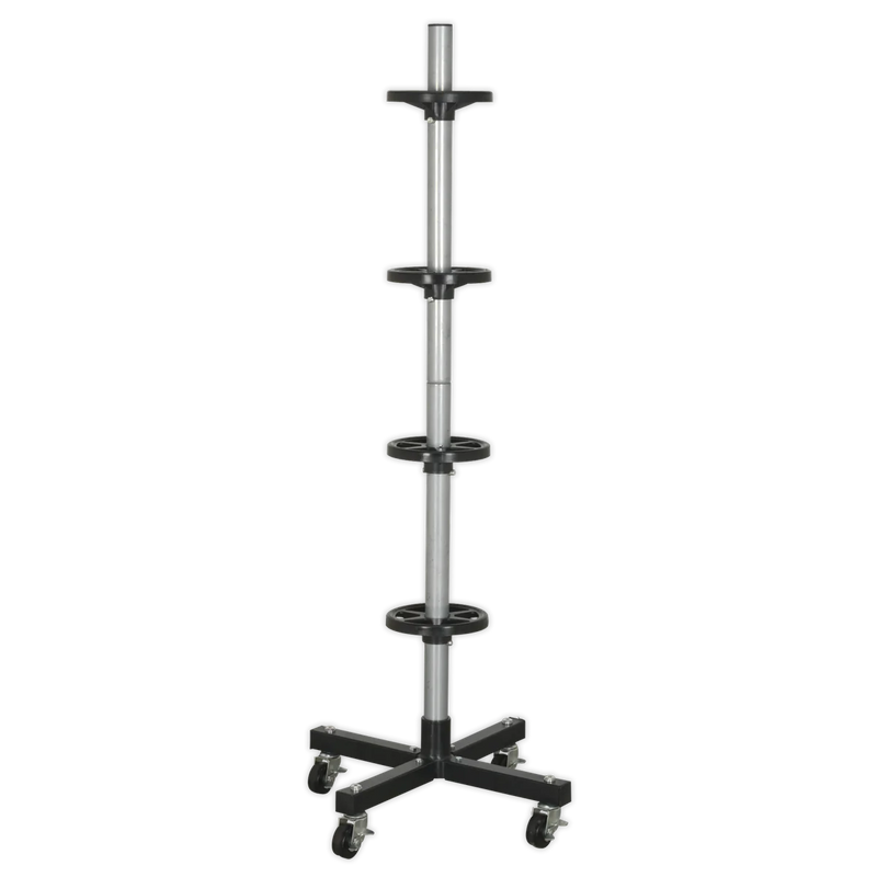 Sealey Wheel Storage Trolley 100kg Capacity STR004