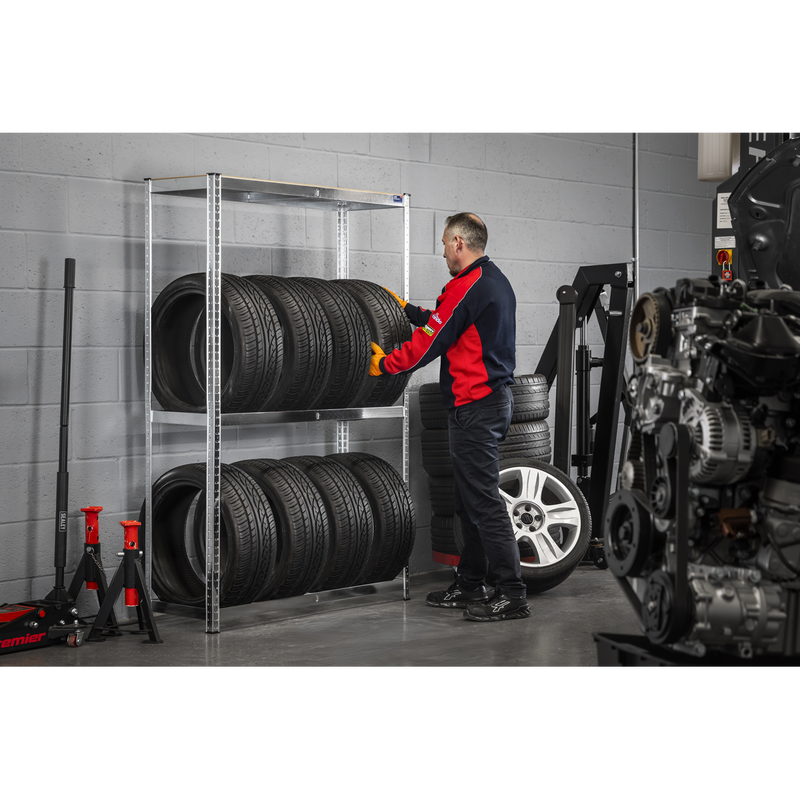 Sealey Tyre Rack STR008 150kg Capacity 3-Tier Storage