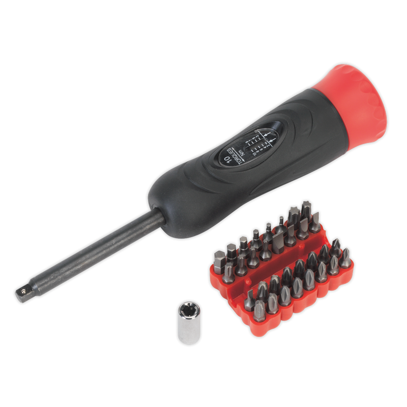 Sealey Premier Digital Torque Screwdriver Set 1/4" Sq Drive 2-10Nm