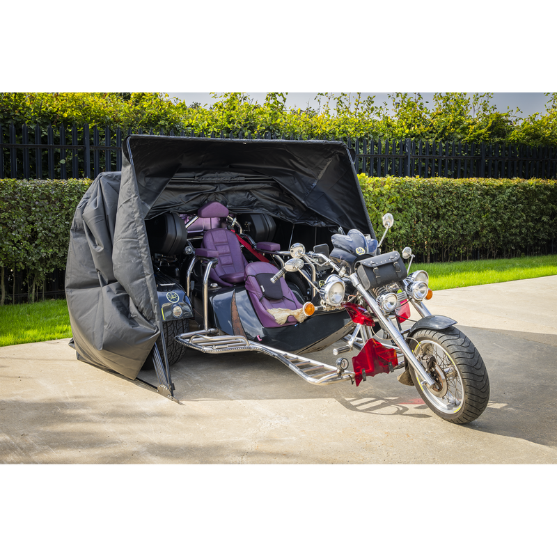 Sealey Trike Motorcycle Garage Shelter 3800 x 2100 x 1900mm