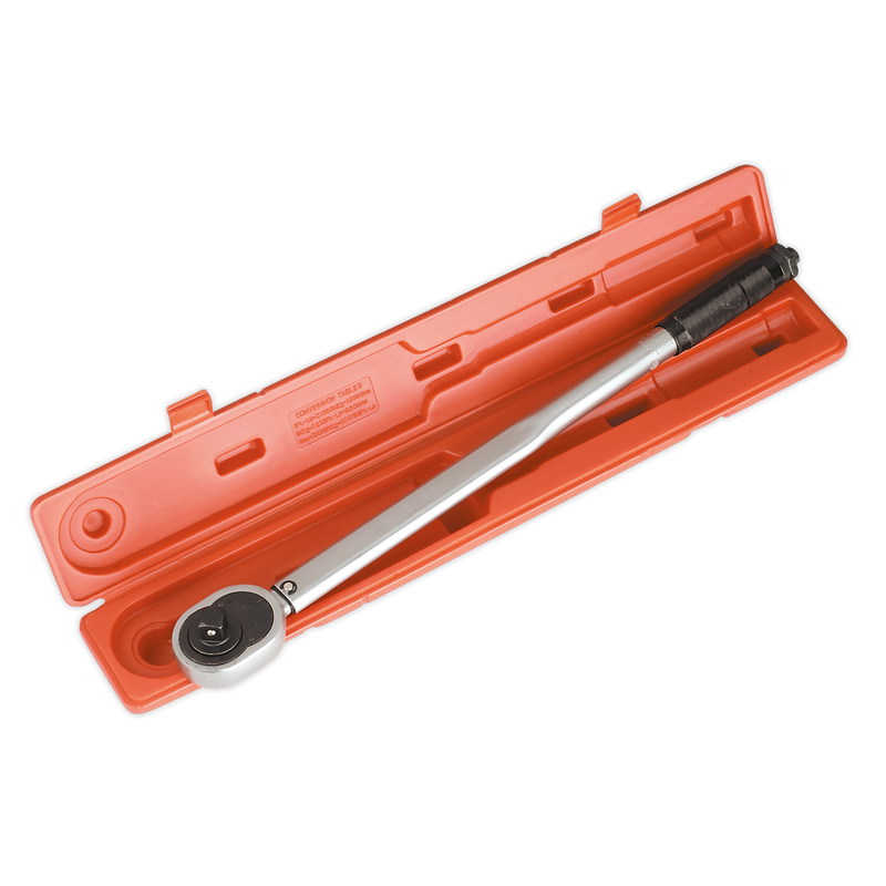 Sealey Premier Torque Wrench 1/2"Sq Drive 40-210Nm STW102