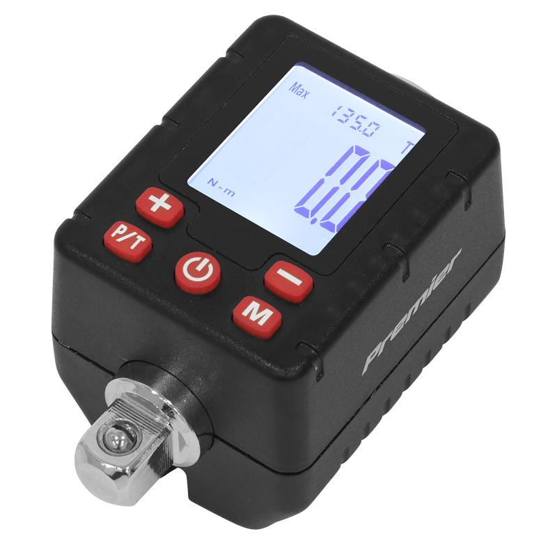 Sealey Premier Digital Torque Adaptor 3/8" Sq Drive 27-135Nm