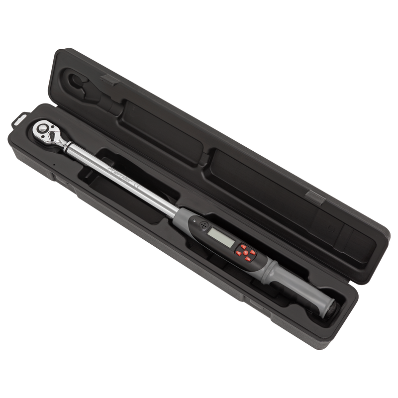 Sealey Premier Digital Torque Wrench 1/2"Sq Drive 20-200Nm