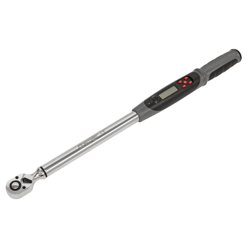 Sealey Premier Digital Torque Wrench 1/2"Sq Drive 20-200Nm