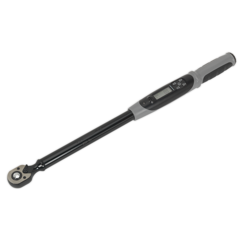 Sealey Premier Black Digital Torque Wrench 1/2"Sq Drive 20-200Nm