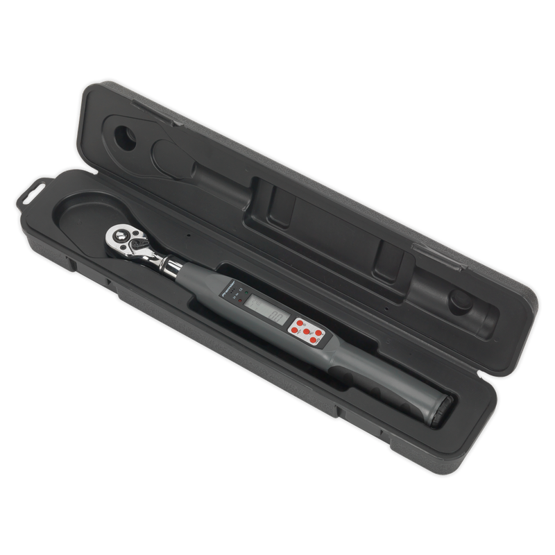 Sealey Premier Digital Torque Wrench 3/8" Sq Drive 2-24Nm