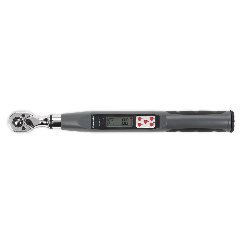 Sealey Premier Digital Torque Wrench 3/8" Sq Drive 2-24Nm