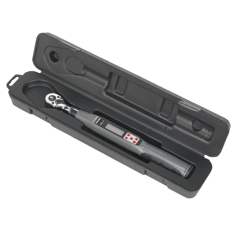 Sealey Premier Digital Torque Wrench 3/8"Sq Drive 8-85Nm