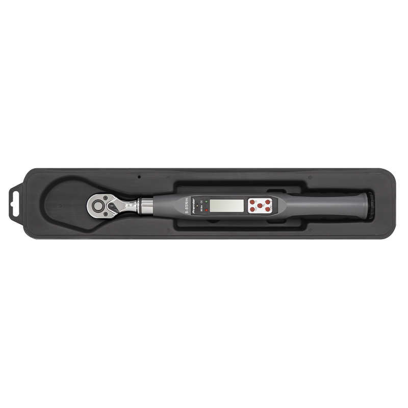 Sealey Premier Digital Torque Wrench 3/8"Sq Drive 8-85Nm