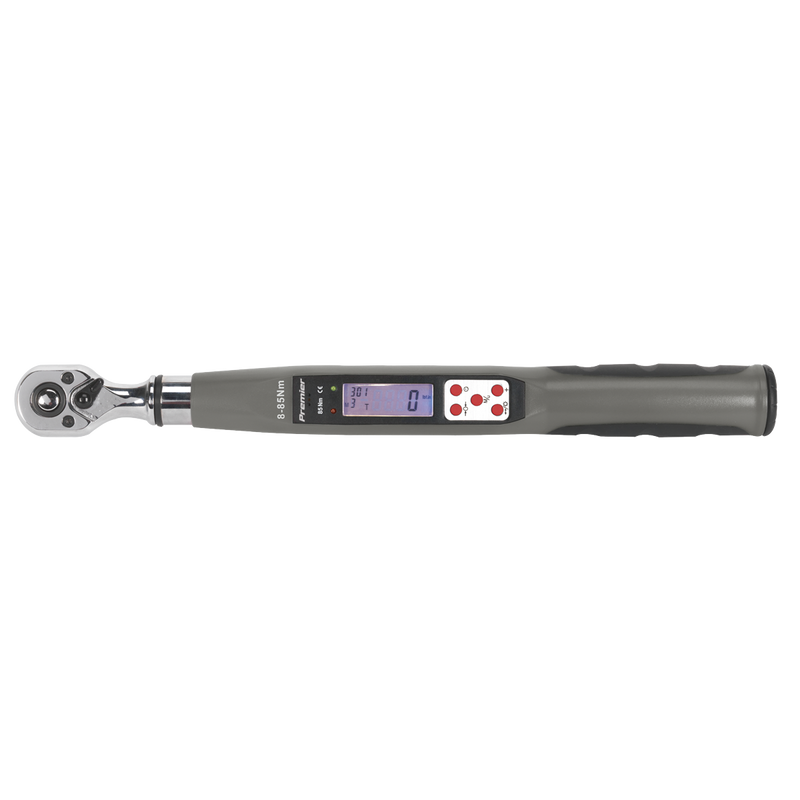 Sealey Premier Digital Torque Wrench 3/8"Sq Drive 8-85Nm