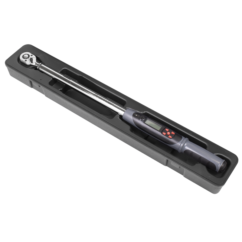 Sealey Premier Digital Torque Wrench STW310 1/2" Drive 30-340Nm