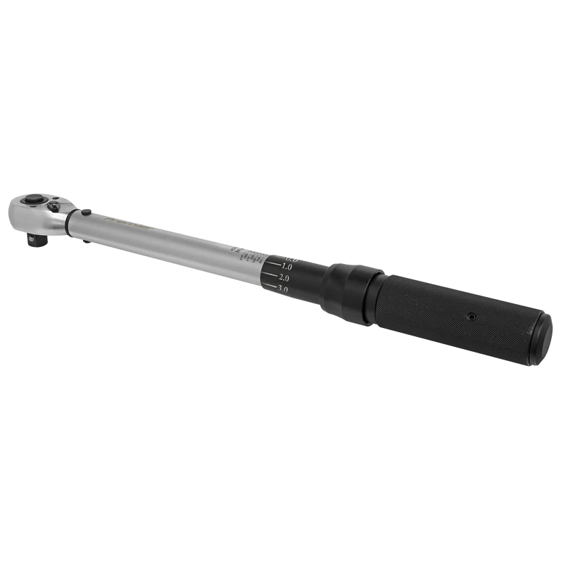 Sealey Premier Micrometer Torque Wrench 1/2"Sq Drive 40-210Nm