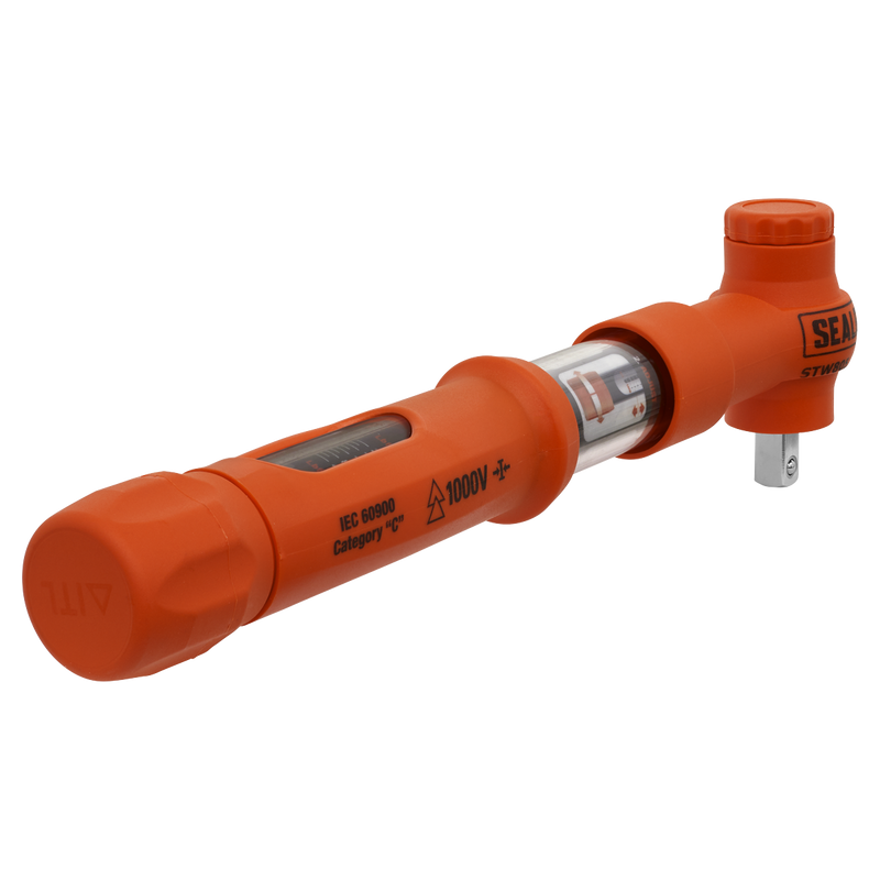 Sealey Premier Torque Wrench 3/8" Drive 5-25Nm Insulated STW805