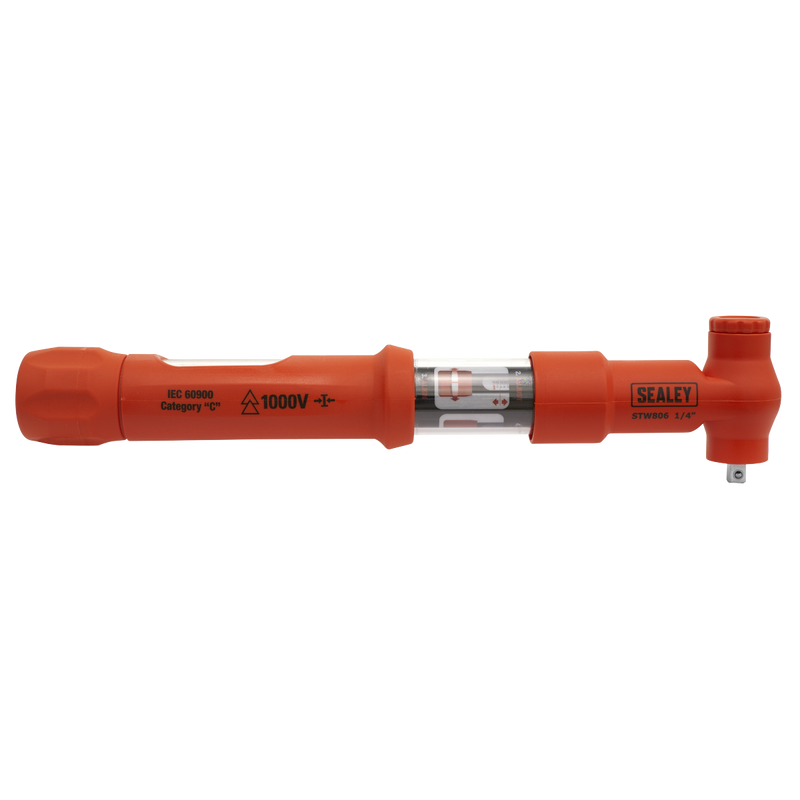 Sealey Premier Torque Wrench 1/4" Drive 2-12Nm Insulated STW806