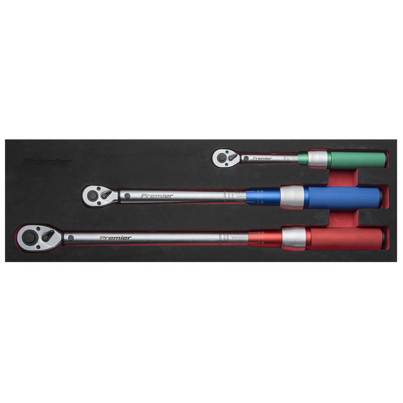 Sealey Premier Torque Wrench Set 3 Piece STW900SET 5-220Nm