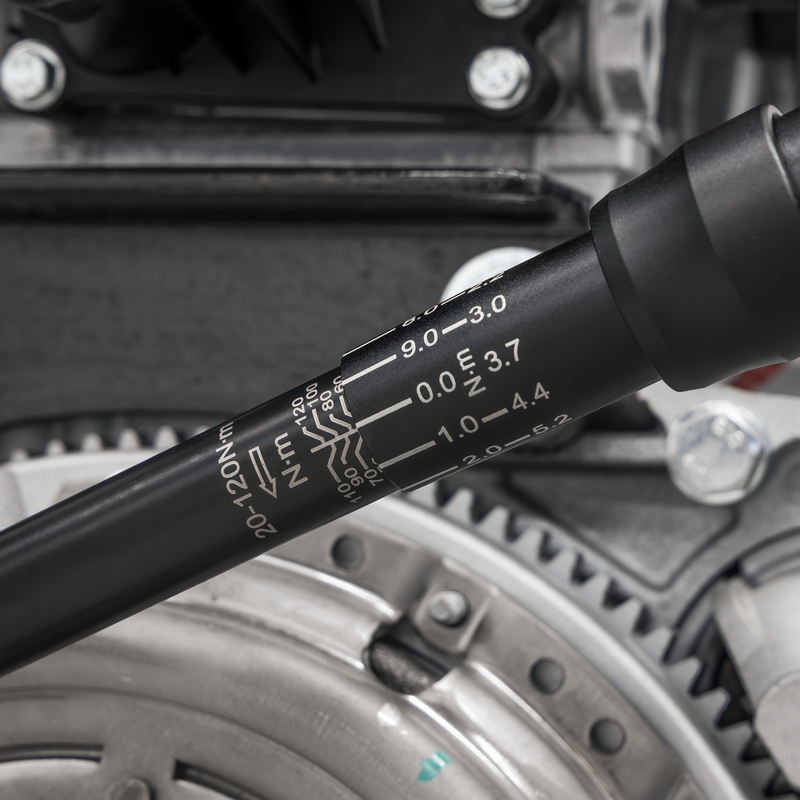 Sealey Premier Black Torque Wrench Micrometer 3/8" Drive 20-120Nm