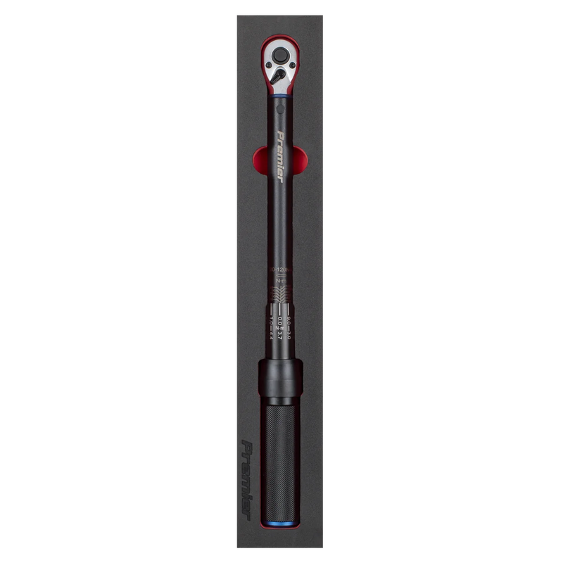 Sealey Premier Black Torque Wrench Micrometer 3/8" Drive 20-120Nm