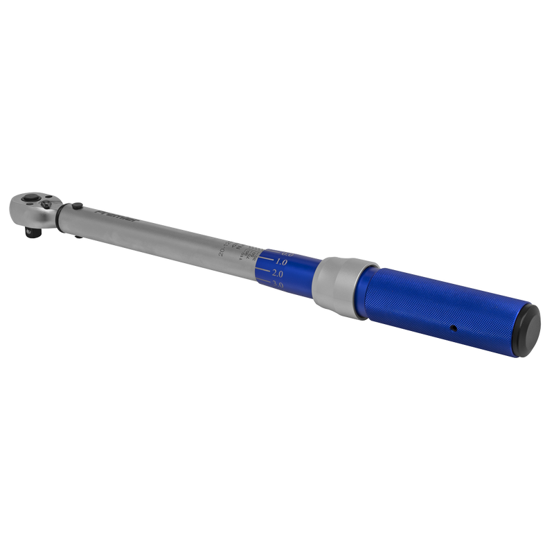 Sealey Premier Torque Wrench Micrometer 3/8" Drive 20-120Nm