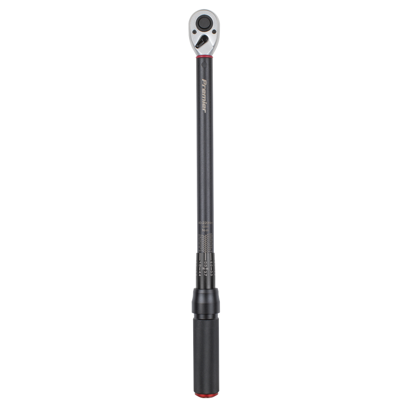 Sealey Premier Black Torque Wrench Micrometer 1/2" Drive 40-220Nm